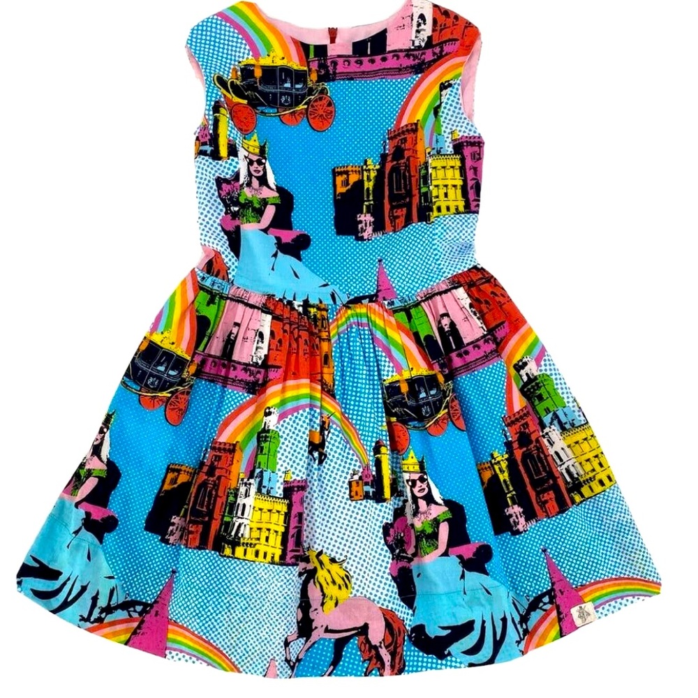 Hard to Find Bijou Sauvage Pop Art Dress - size 10